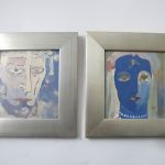 601 3025 GLASS PAINTING..